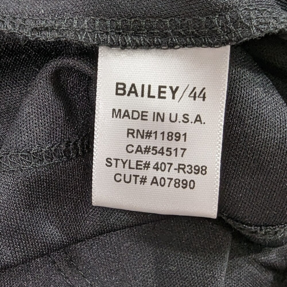 Bailey 44 Dress XS Women's Bell Sleeve Ponte Knit Shift Gray Mini - Picture 5 of 6